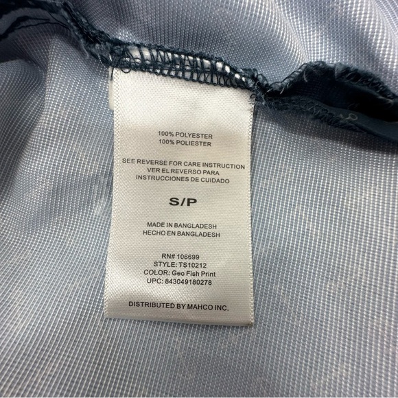 Realtree Men’s size Small Blue Premier Fishing Guide Long Sleeve Shirt - Picture 13 of 13